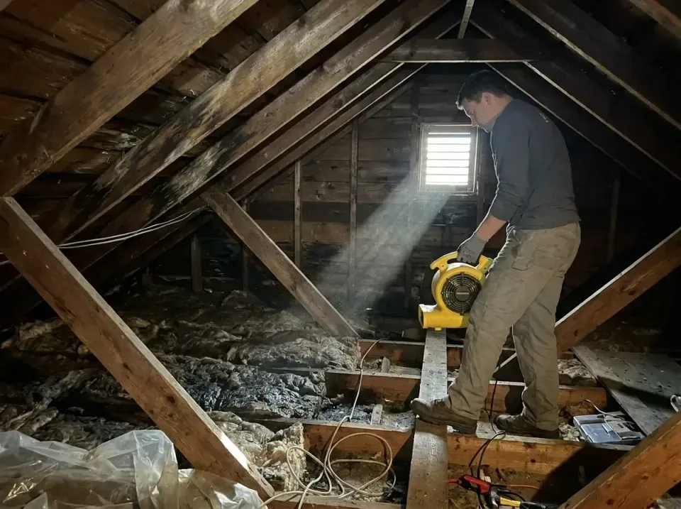 attic-water-damage-drying-proc-007 — frequently asked questions, Emergency Water Extraction & 24/7 Flood Response in Brighto…